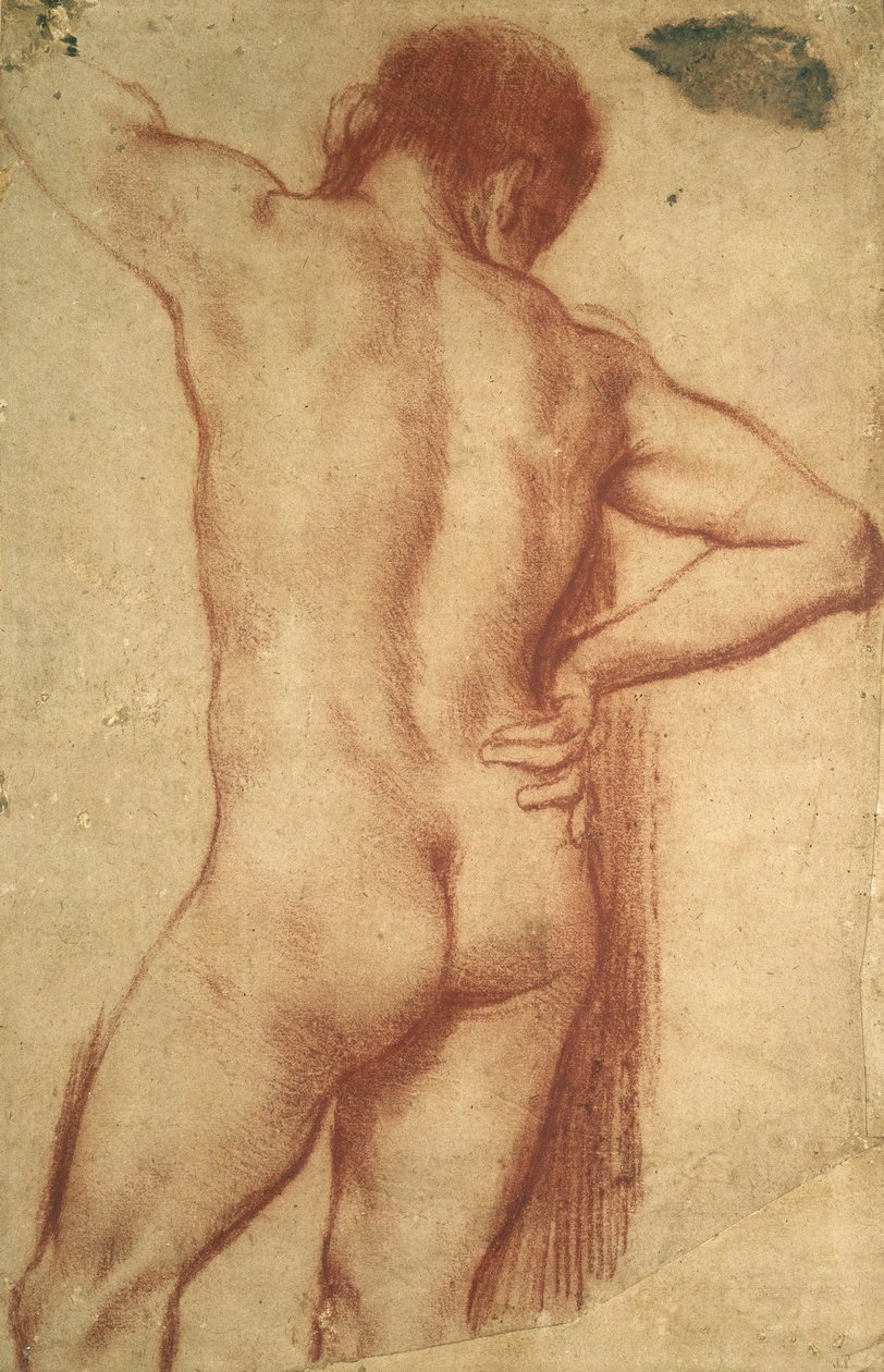 一个裸体男人的研究 作者 Annibale Carracci