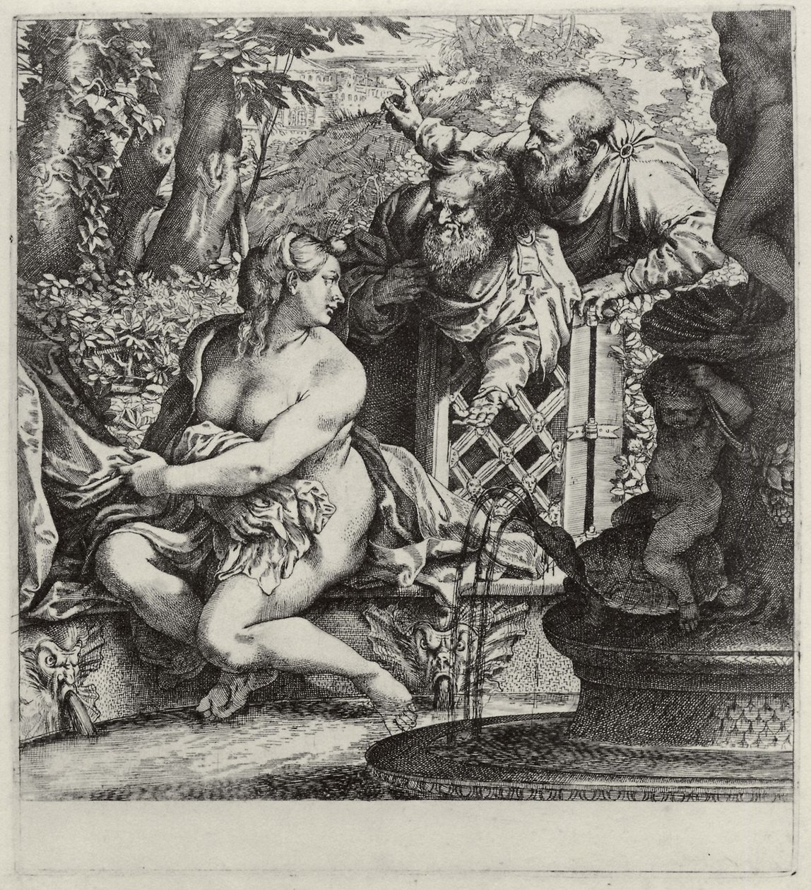 苏珊娜和长老 作者 Annibale Carracci