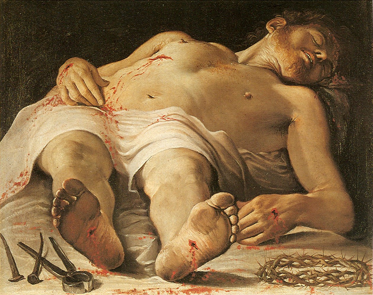 死去的基督 作者 Annibale Carracci