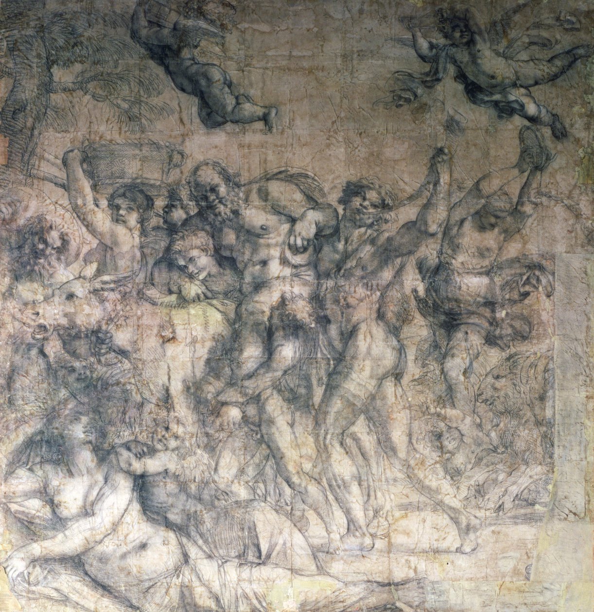 巴克斯（铅笔）的胜利 作者 Annibale Carracci