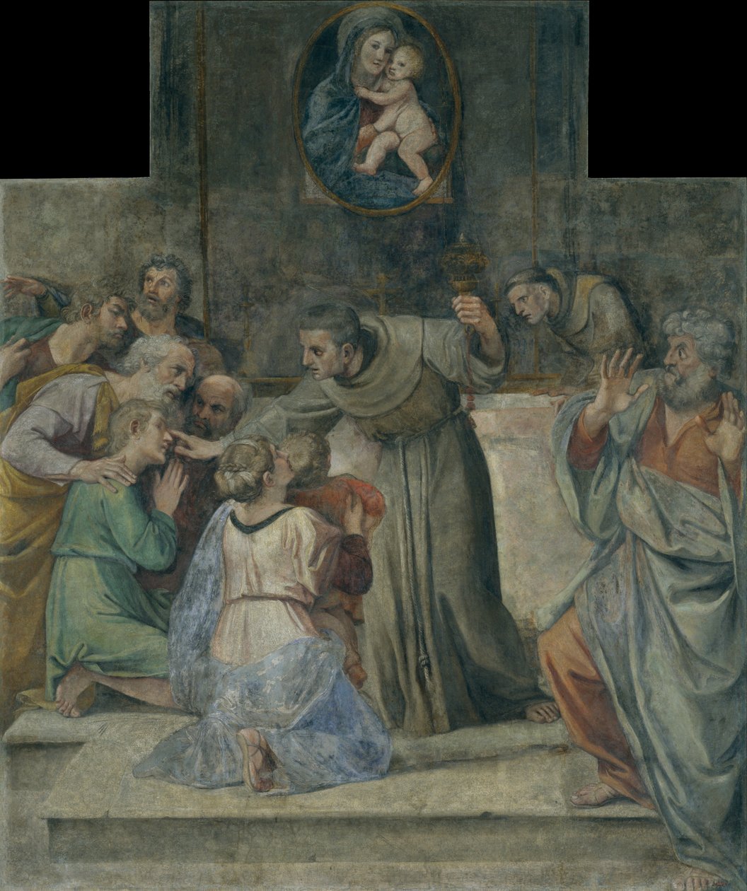 治愈男人出生的盲人 作者 Annibale Carracci