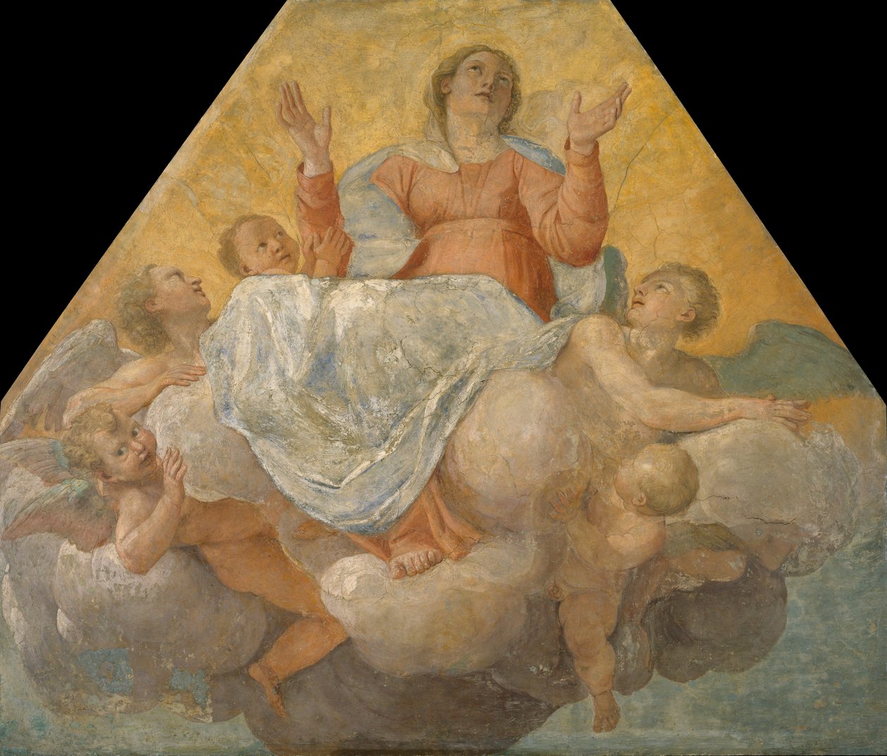 圣母升天 作者 Annibale Carracci