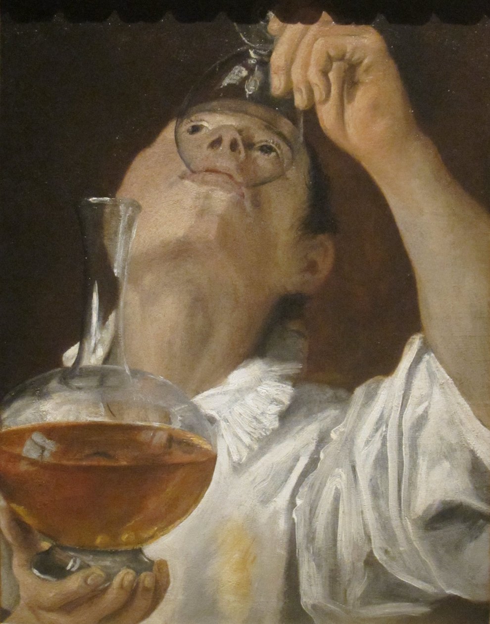 男孩喝酒 作者 Annibale Carracci