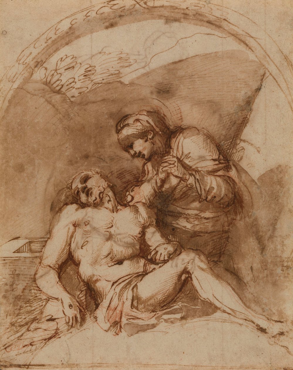Carracci - r Pietà, RCIN 902169 作者 Annibale Carracci