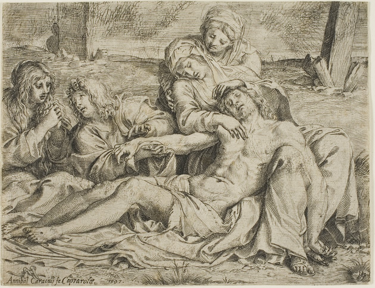 卡普拉罗拉的基督 作者 Annibale Carracci