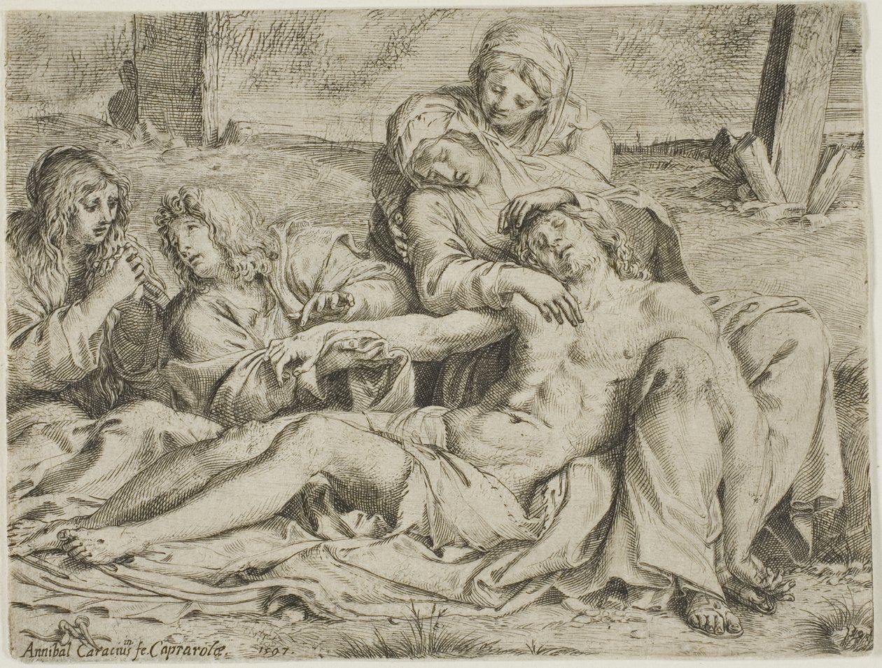 卡普拉罗拉的基督 作者 Annibale Carracci
