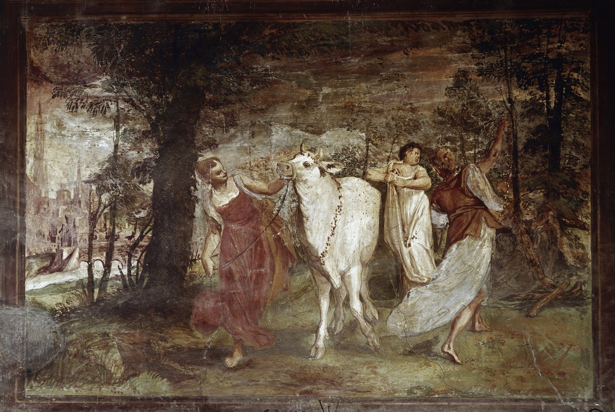 领先木星的欧罗巴（壁画 作者 Annibale Carracci