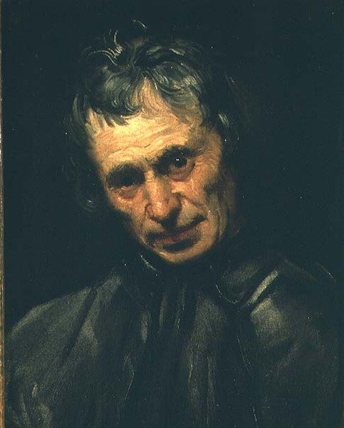 一个老人的头 作者 Annibale Carracci