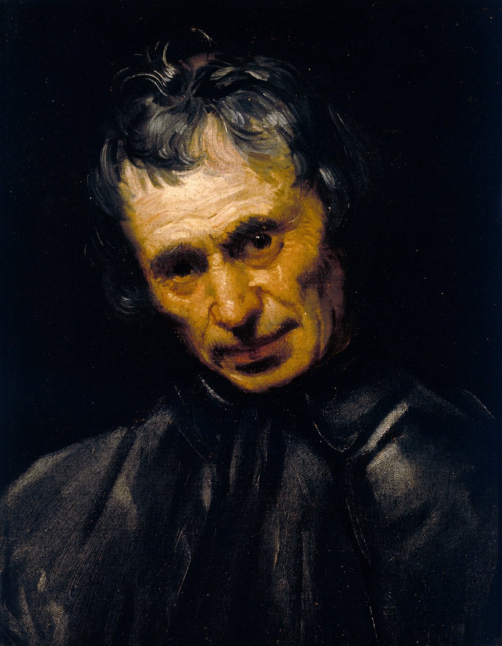 一位老人的头 作者 Annibale Carracci