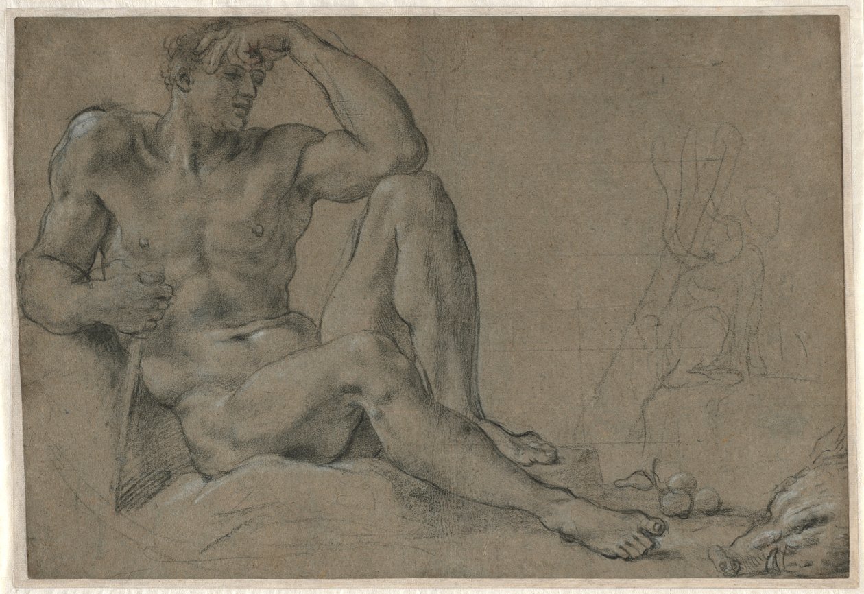 休息的大力士（右图） 作者 Annibale Carracci