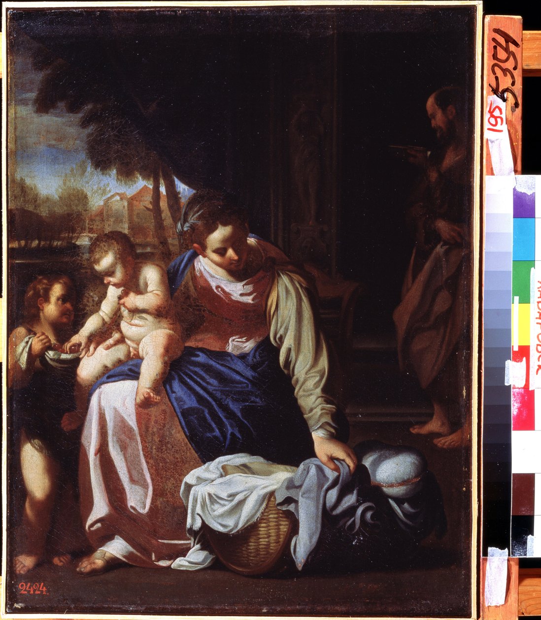 "圣洁的家庭》（La sainte famille） 安尼瓦尔-卡拉奇（Annibale Carracci）的画作（Annibal Carrache 作者 Annibale Carracci
