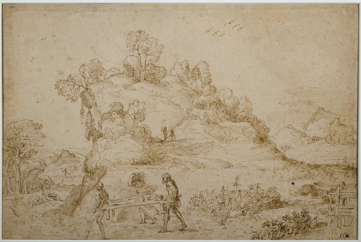 风景与人物 作者 Annibale Carracci