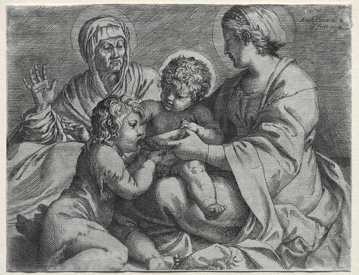 拿着碗的麦当娜 作者 Annibale Carracci