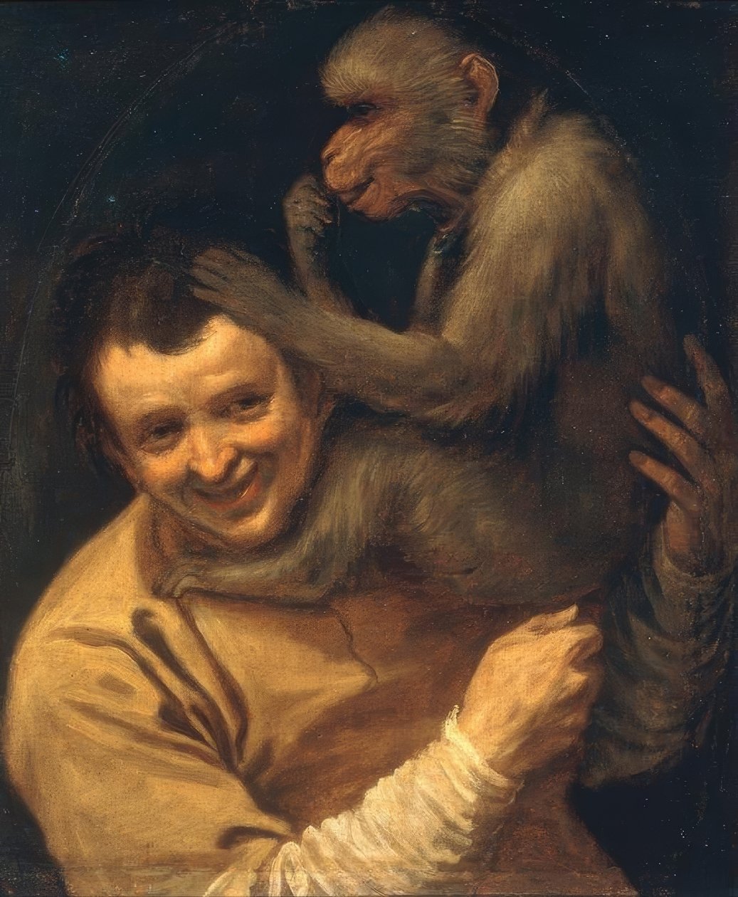 一千只猴子的男人 作者 Annibale Carracci