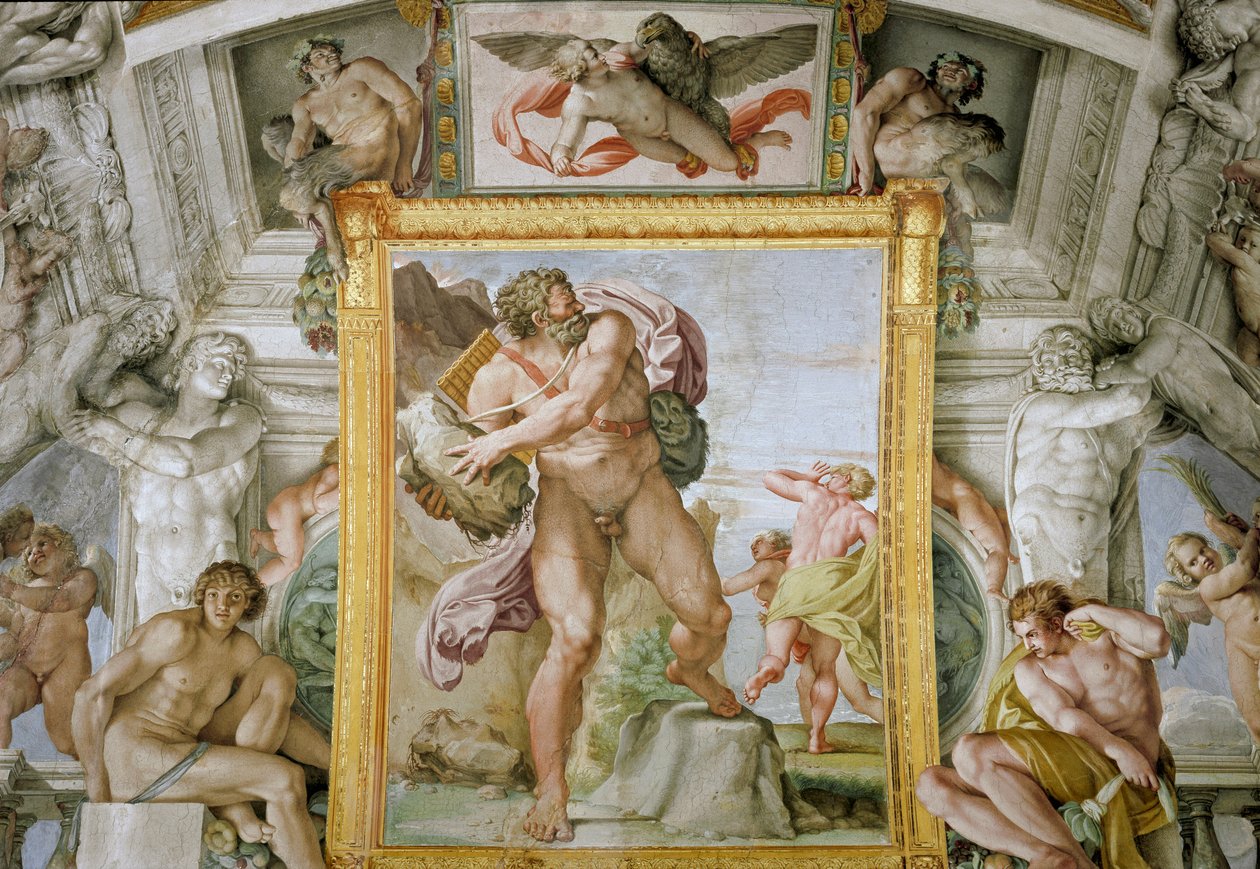 波吕斐摩斯和阿基斯（壁画 作者 Annibale Carracci