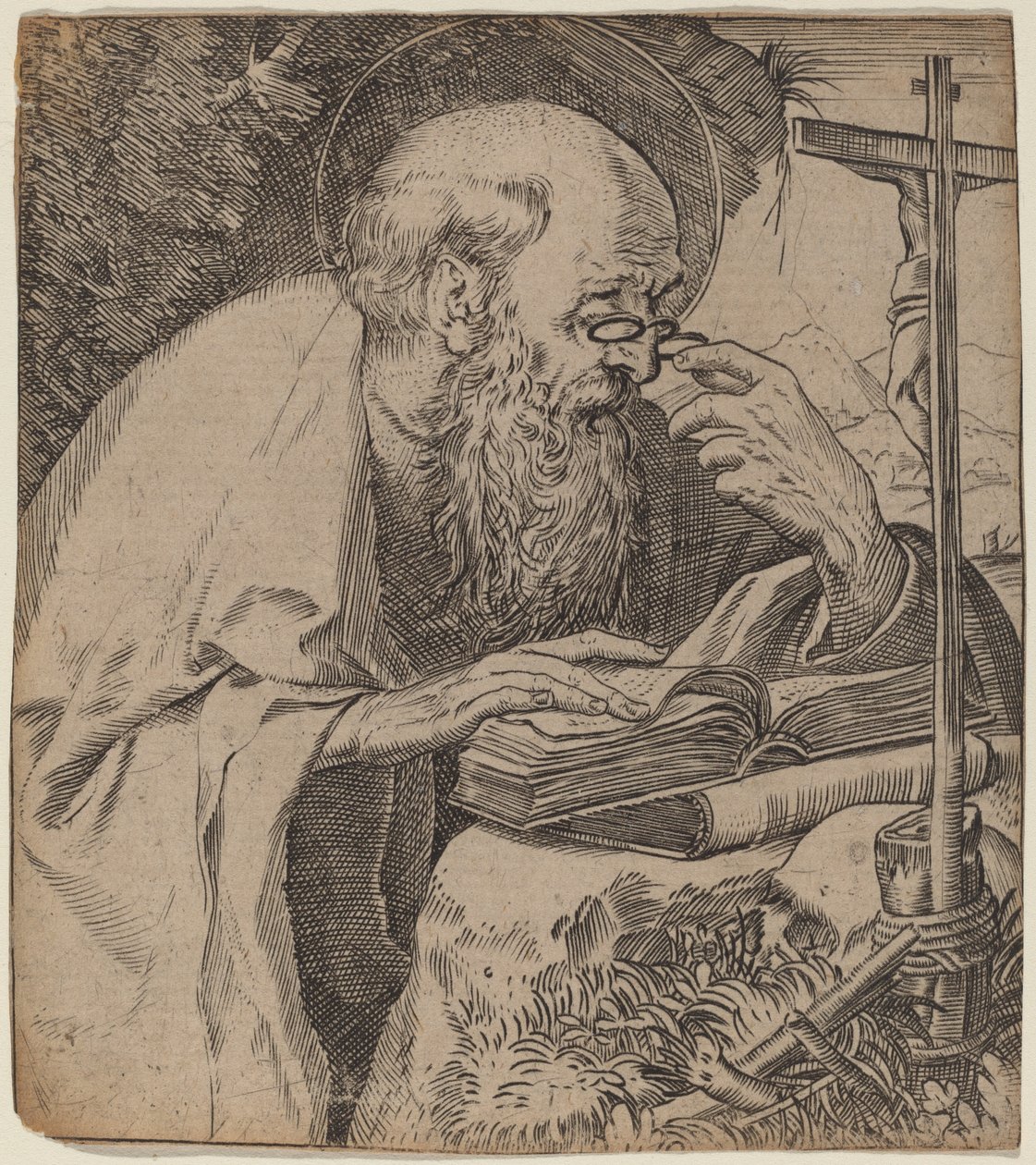 圣杰罗姆 作者 Annibale Carracci