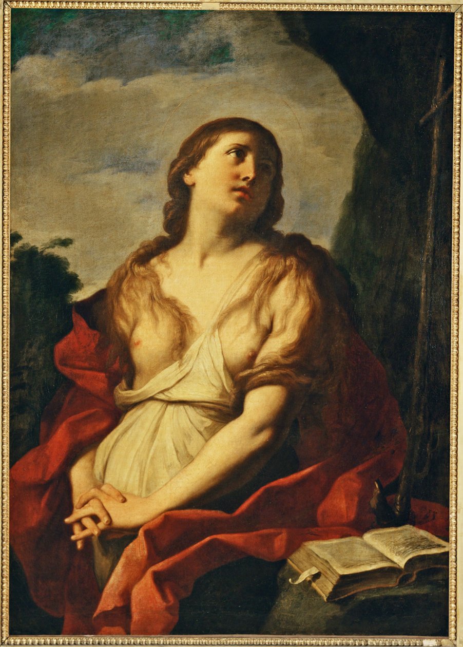 圣玛丽-抹大拉... 作者 Annibale Carracci