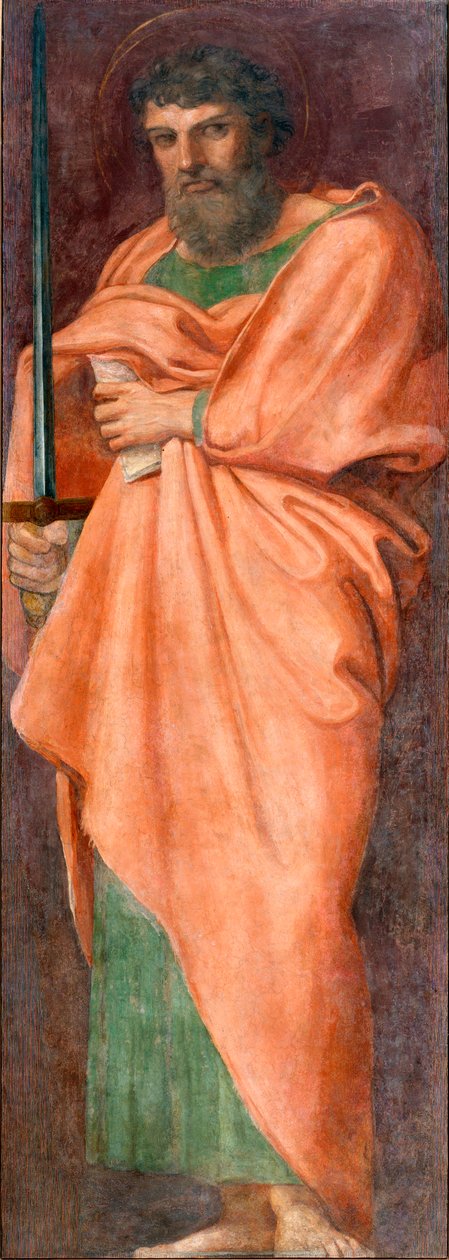圣保罗 - 安尼瓦尔-卡拉奇的画作（安尼瓦尔-卡拉奇 作者 Annibale Carracci