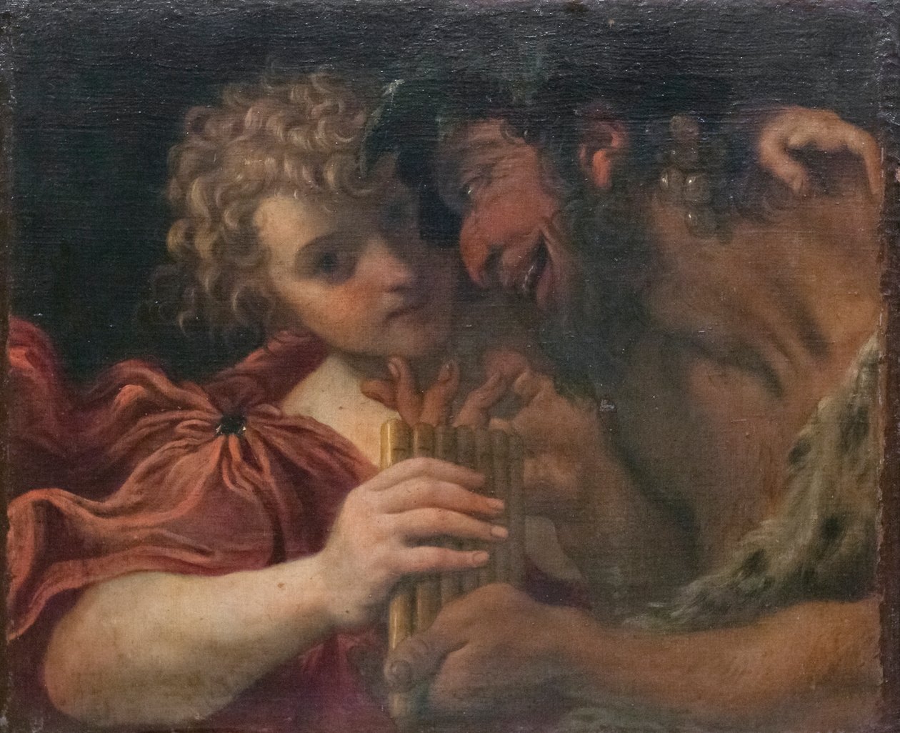 萨提尔和牧羊人 作者 Annibale Carracci