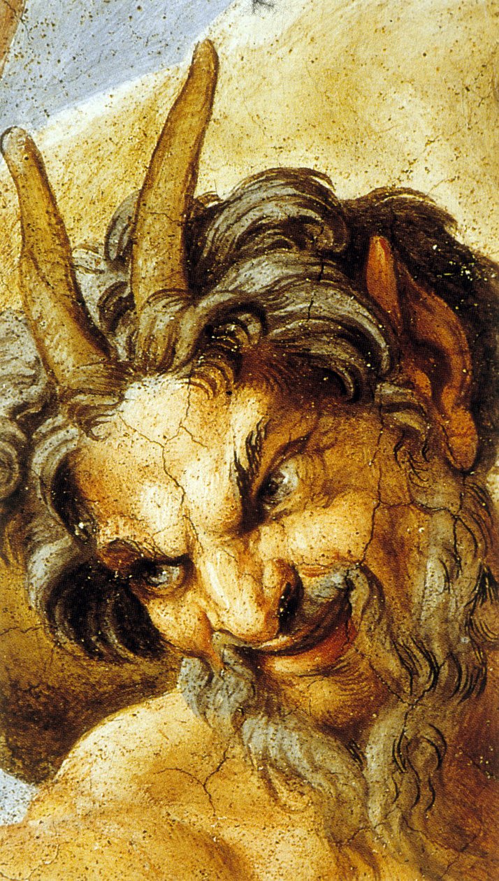 萨蒂尔在罗马法尔内塞宫（壁画 作者 Annibale Carracci
