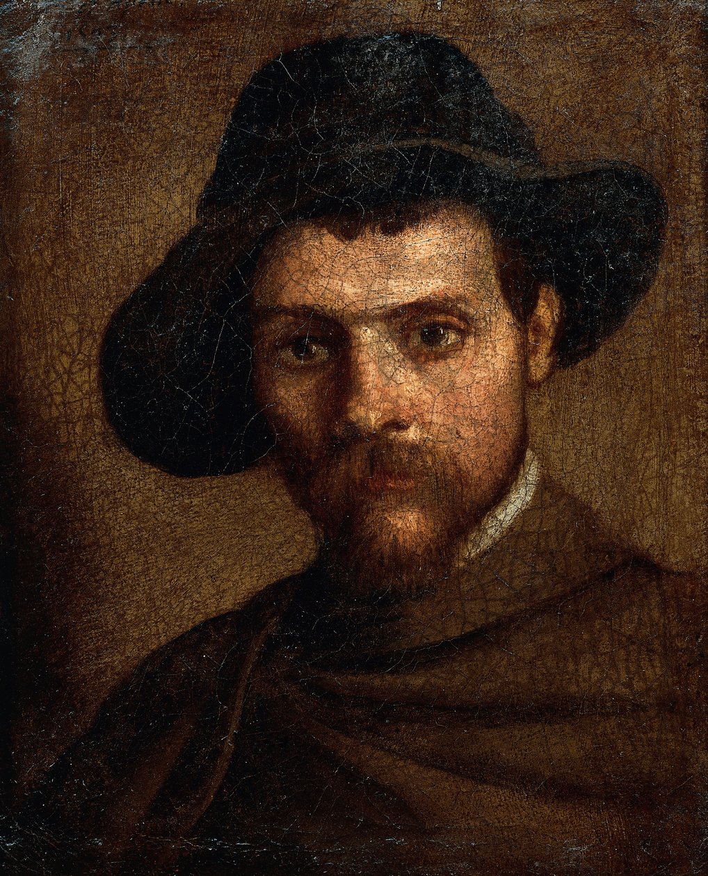 自画像 作者 Annibale Carracci