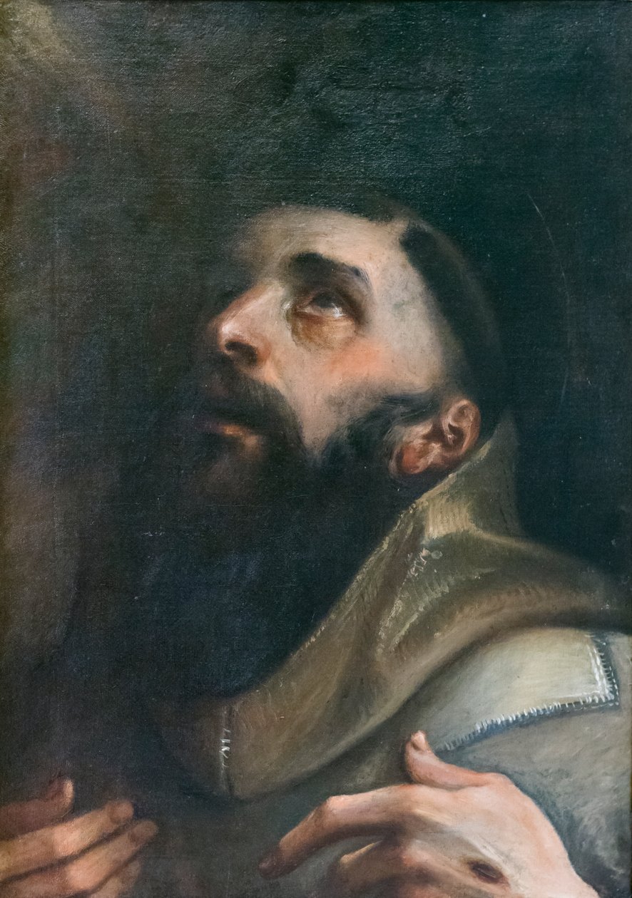 阿西西的圣弗朗西斯 作者 Annibale Carracci