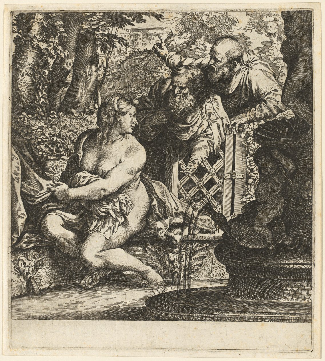 苏珊娜和长老们 作者 Annibale Carracci