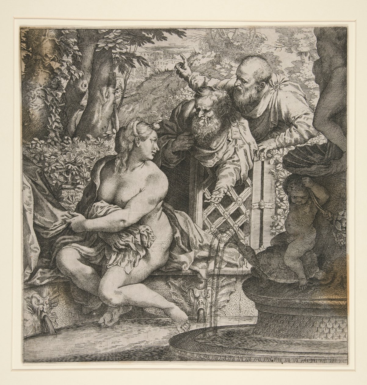 苏珊娜和长老们 作者 Annibale Carracci