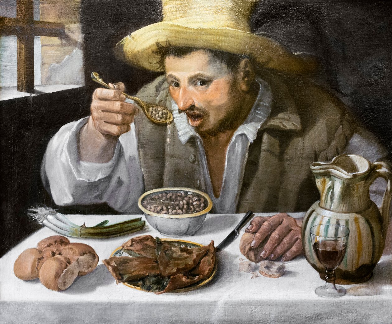 The Bean Eater 作者 Annibale Carracci