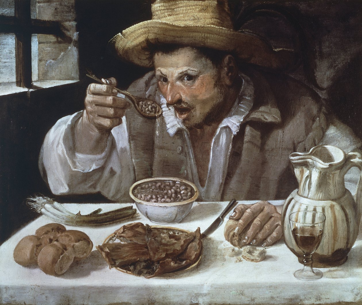 食豆者》，安尼瓦尔-卡拉奇（1560-1609 年） 作者 Annibale Carracci