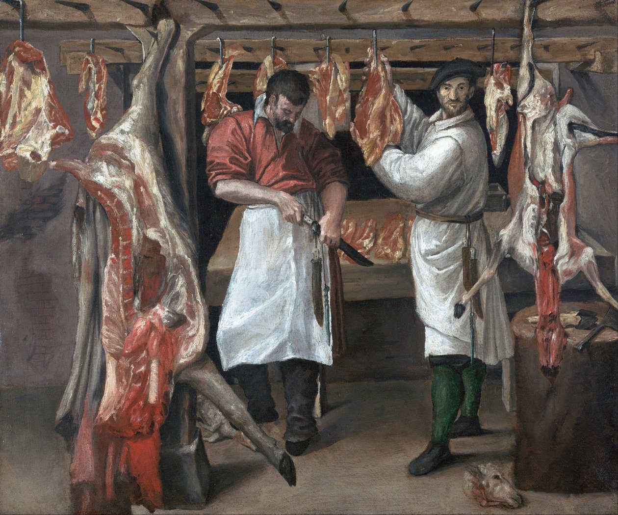 肉铺 作者 Annibale Carracci
