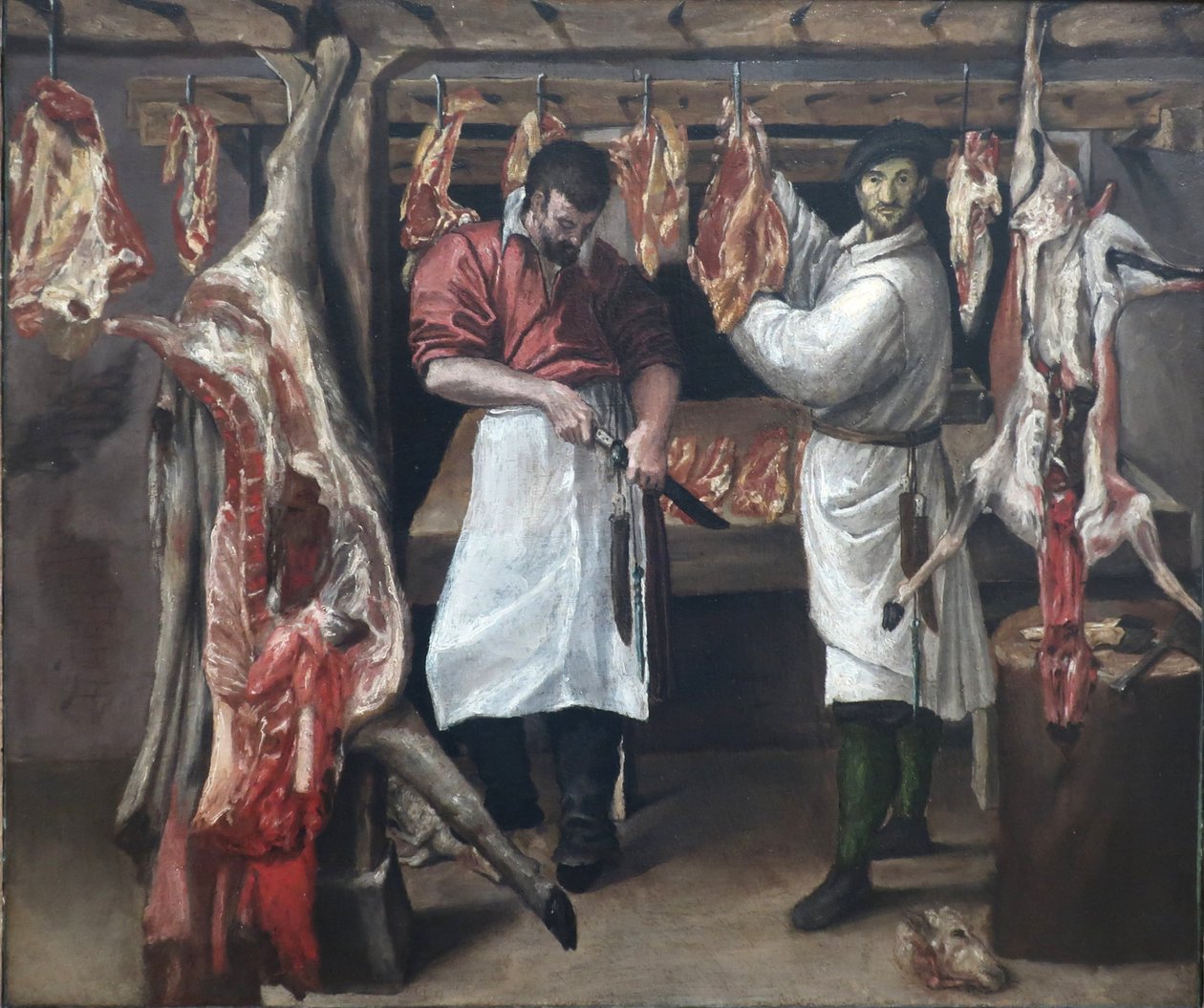 肉铺 作者 Annibale Carracci