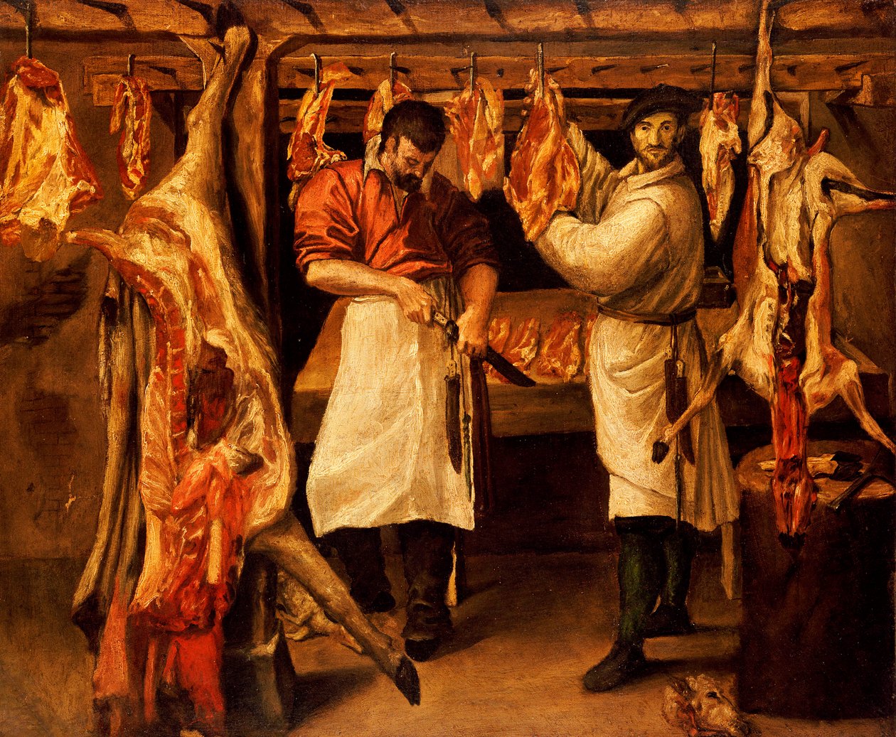 肉店 作者 Annibale Carracci