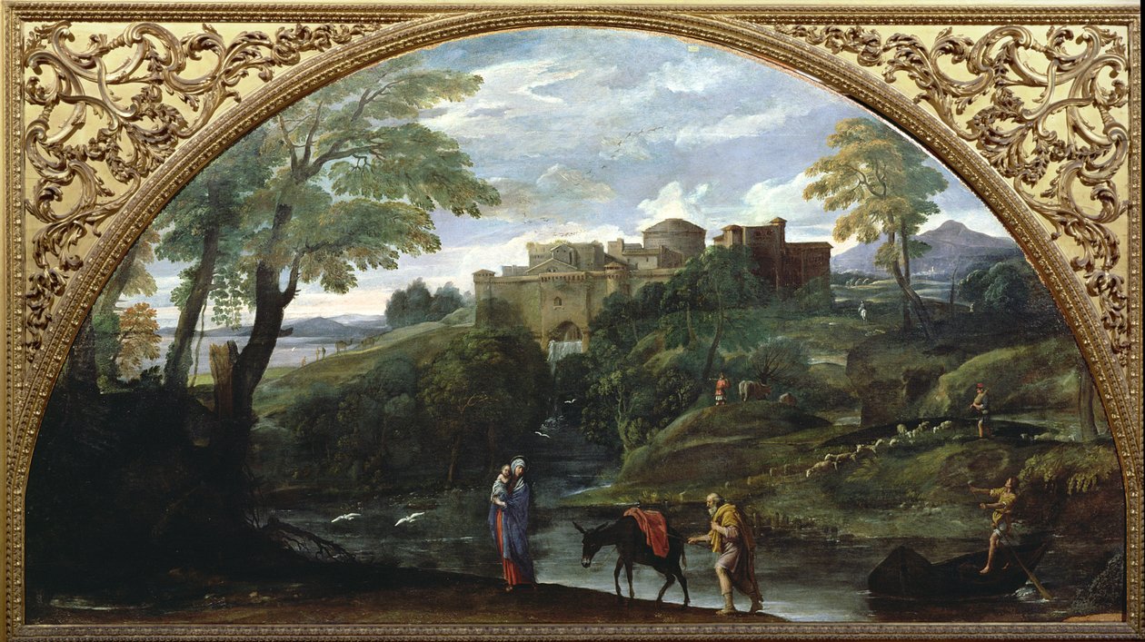 飞往埃及的航班 作者 Annibale Carracci