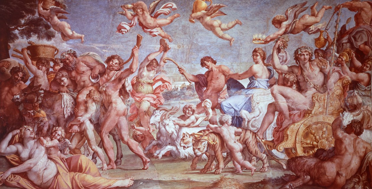 巴克斯和阿里阿德涅的胜利》（The Triumph of Bacchus and Ariadne 作者 Annibale Carracci