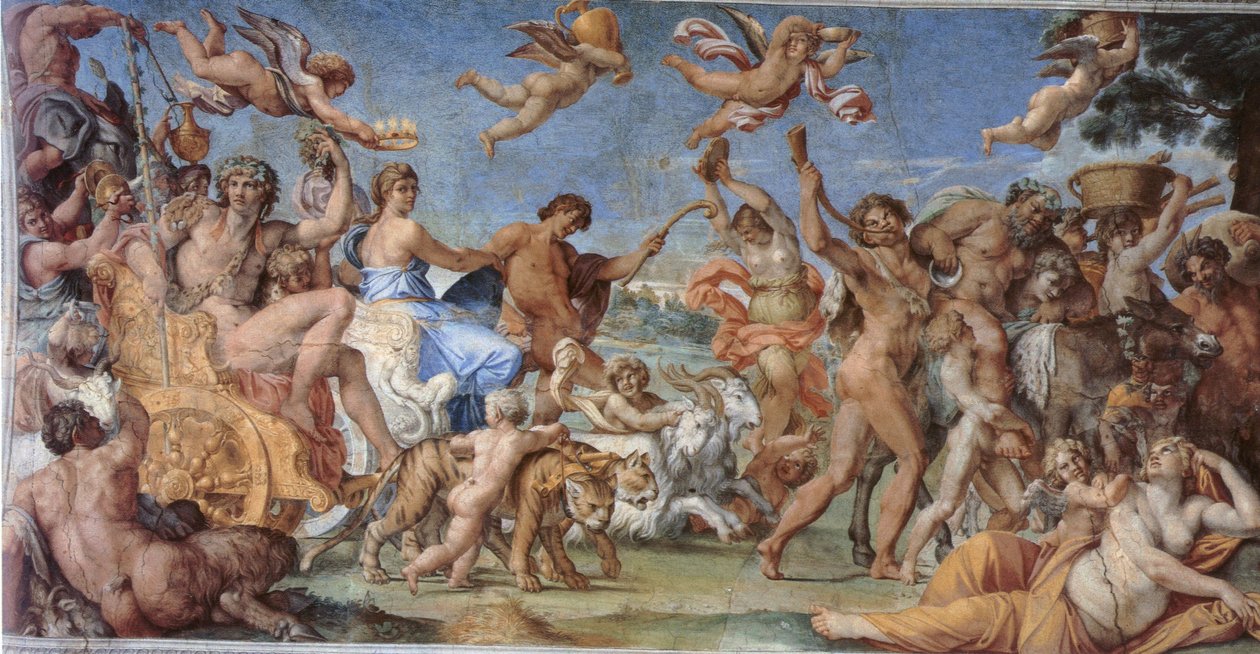 巴克斯和阿里阿德涅的胜利 作者 Annibale Carracci