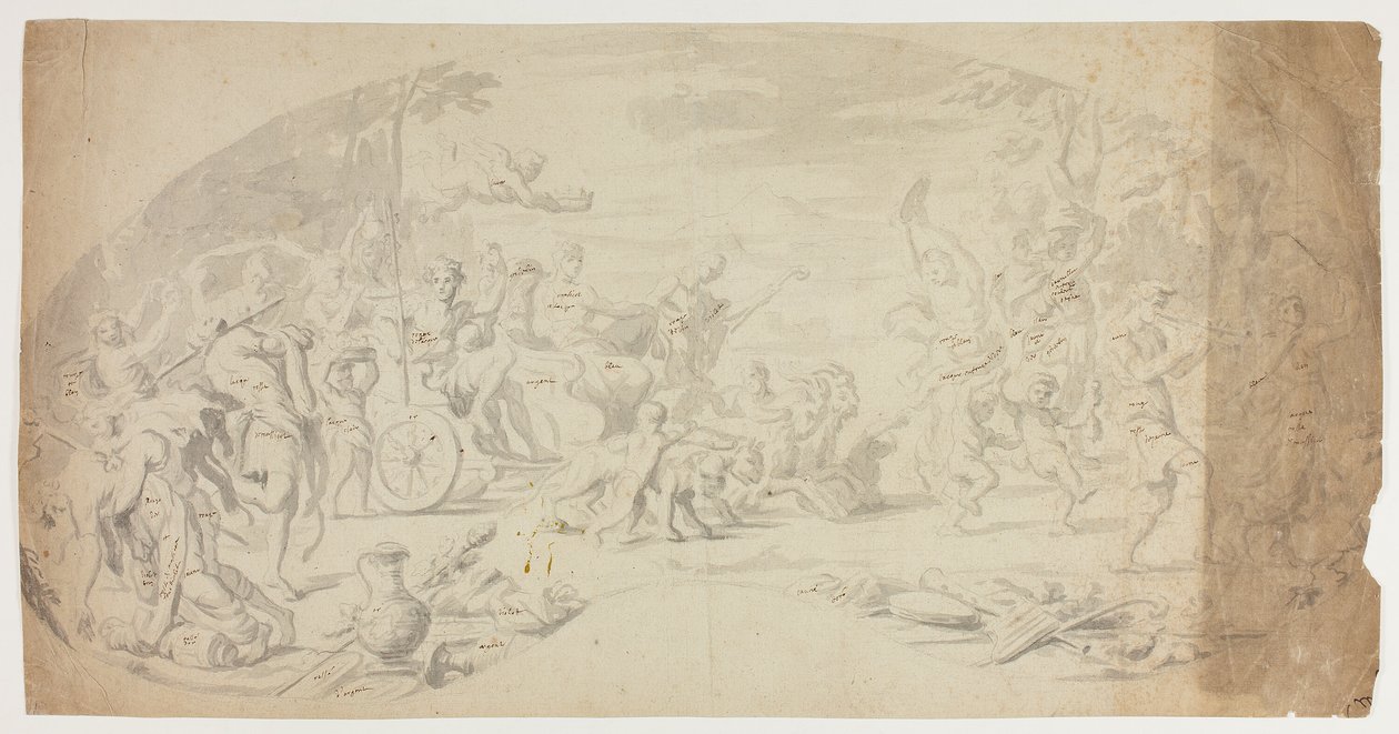 巴克斯和阿里阿德涅的胜利 作者 Annibale Carracci