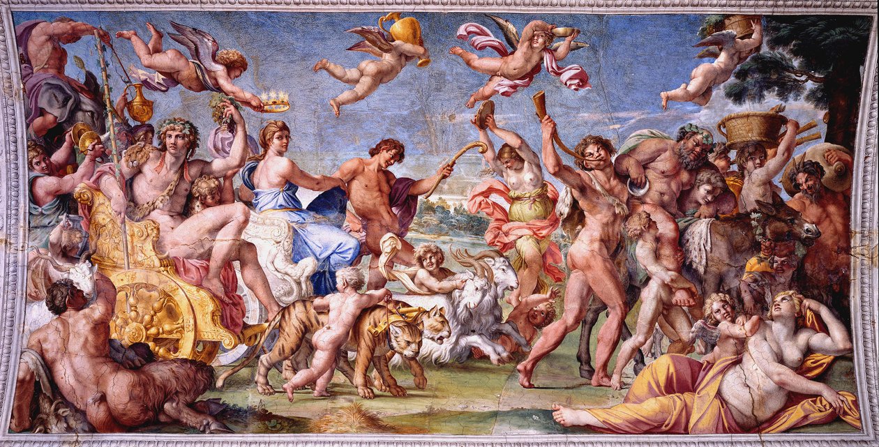 巴克斯和阿里阿德涅的胜利 作者 Annibale Carracci