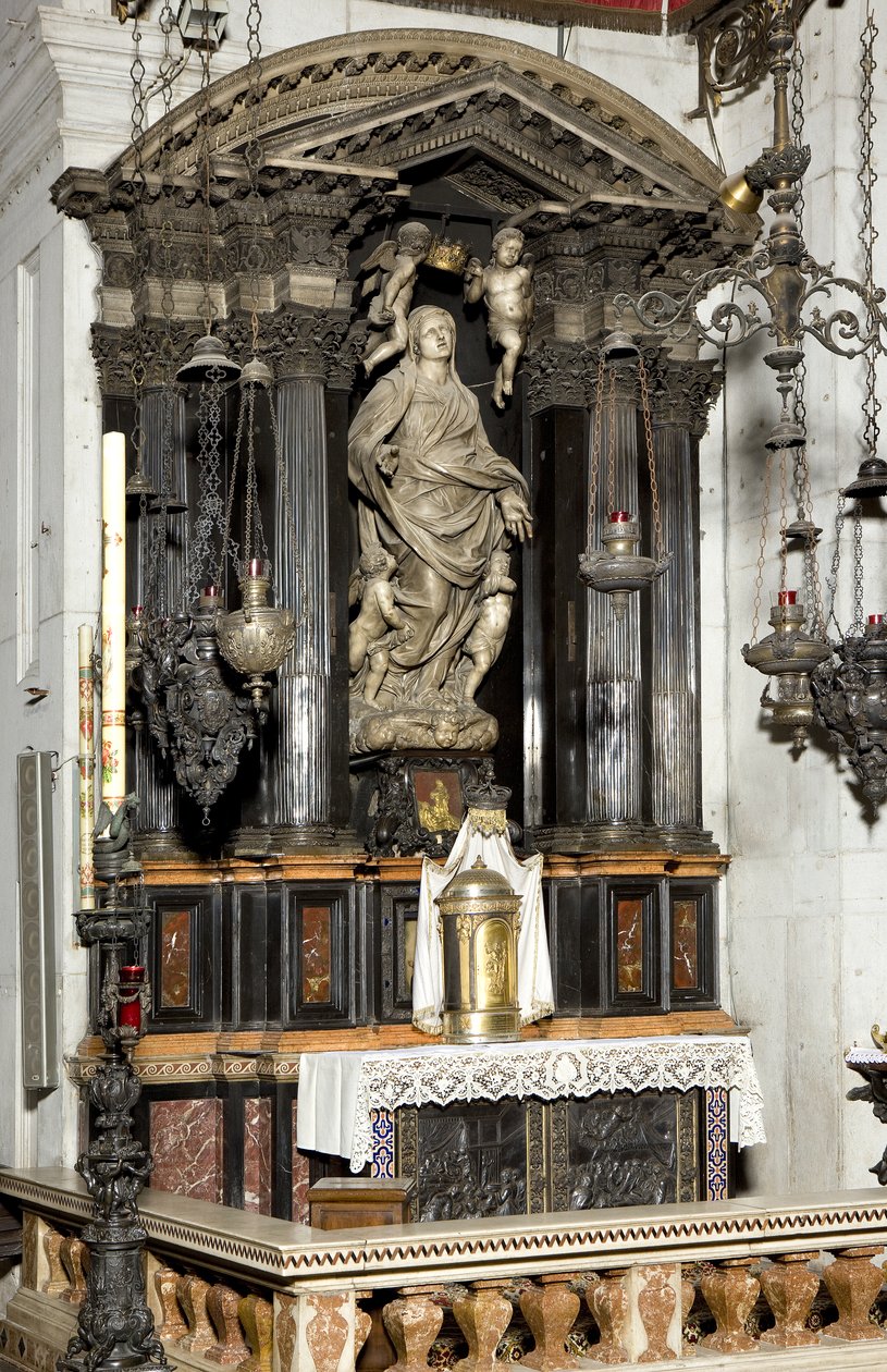圣母玛利亚的假设，1586年 作者 Annibale Fontana
