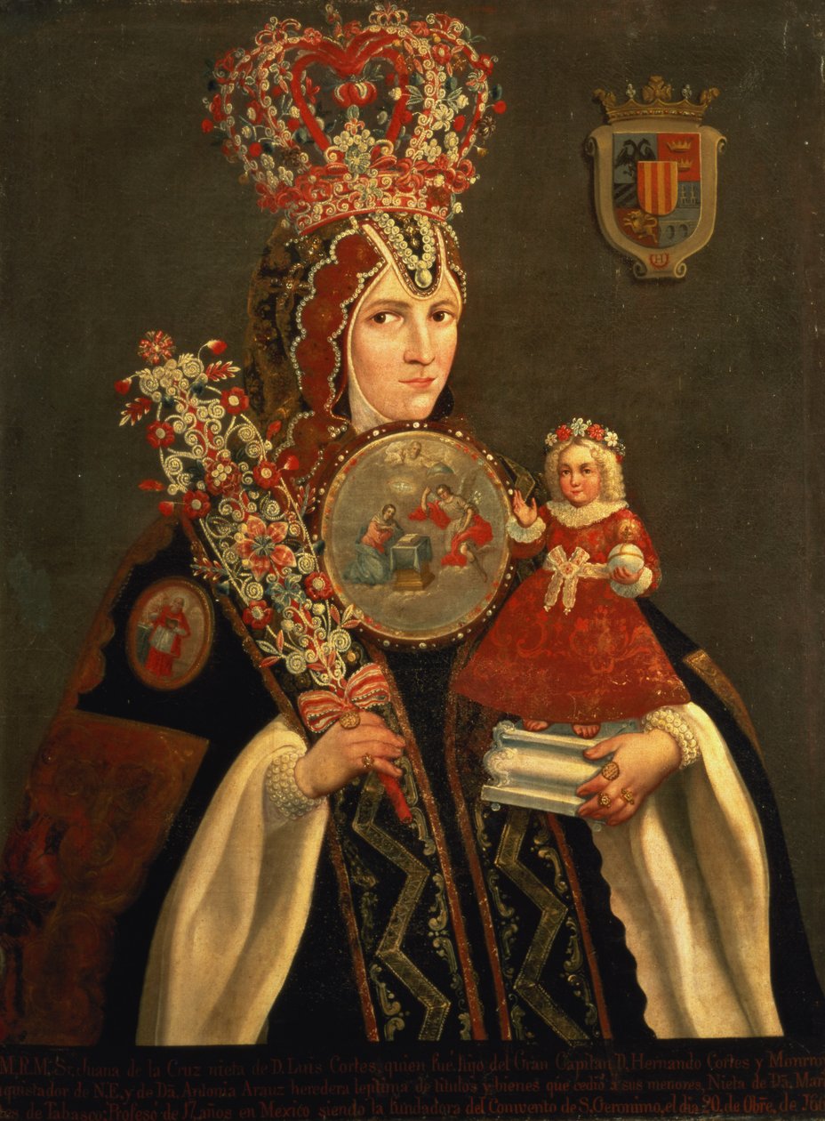 姐妹胡安娜，D. de Cortes的大女儿，圣杰罗姆修道院的创始人，c.1661 作者 未知未知