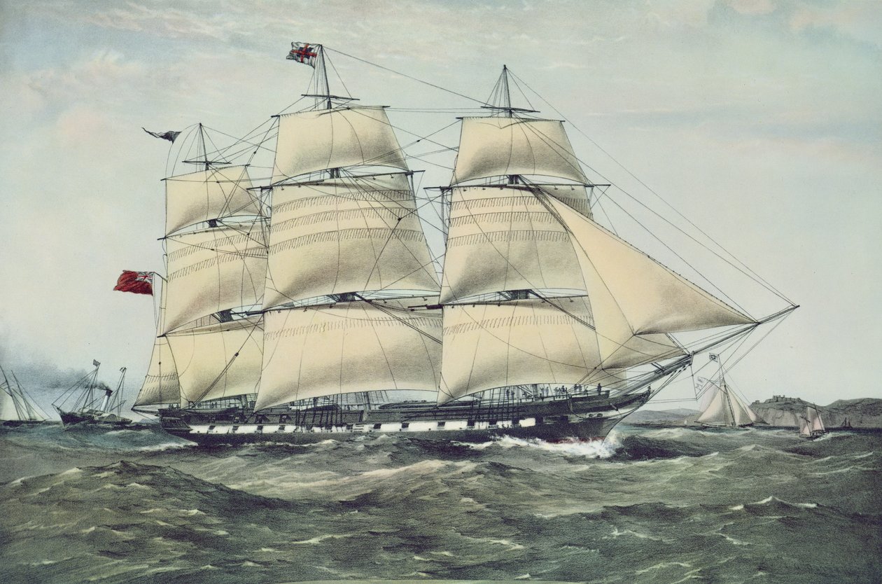 Clipper Ship&39;Anglesey&39;（打印） 作者 未知未知