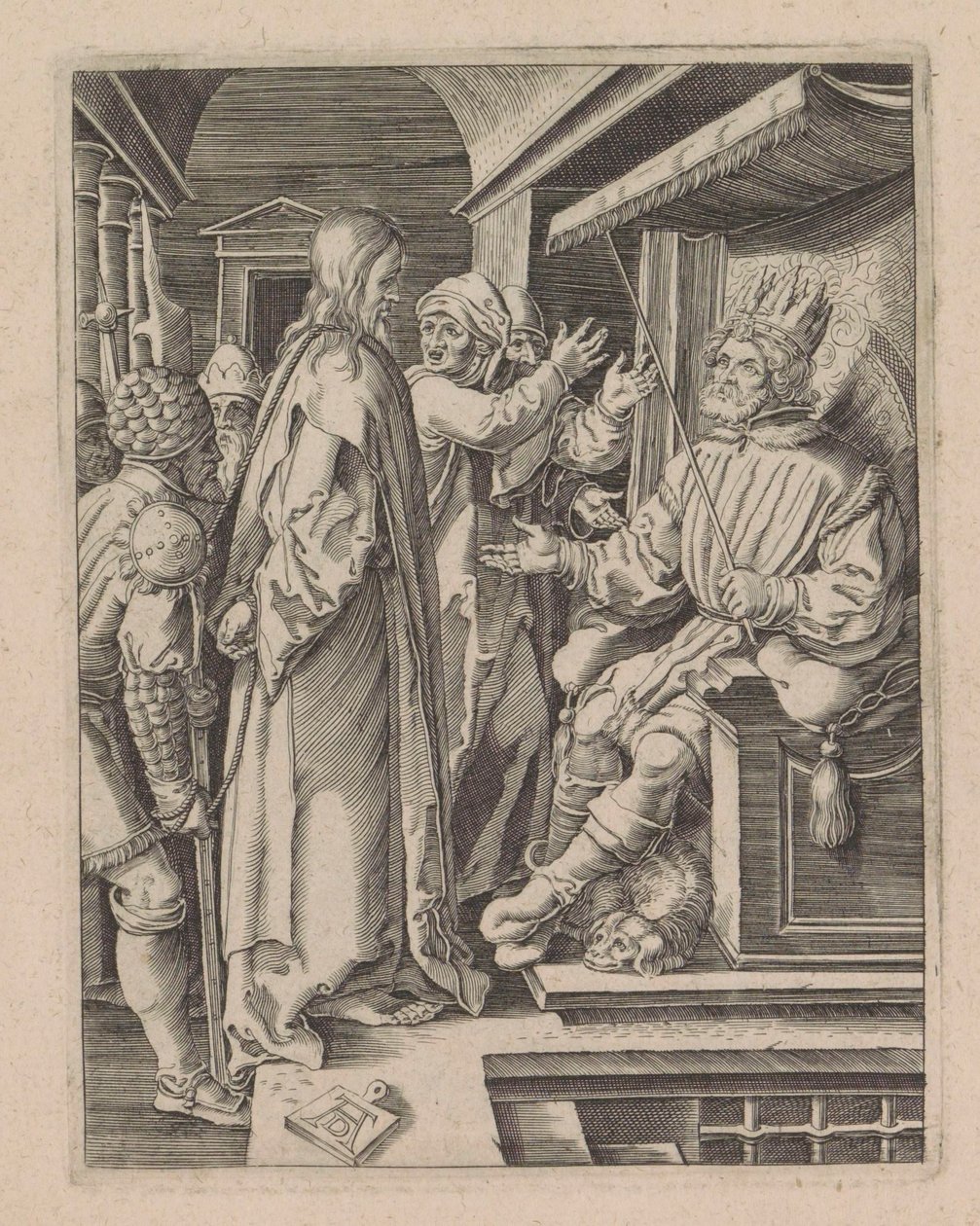 希律王面前的基督
小耶稣受难记
耶稣受难记》（Passio Christi Ab Alberto Durer Nurenburgensi Effigiata 作者 无名氏