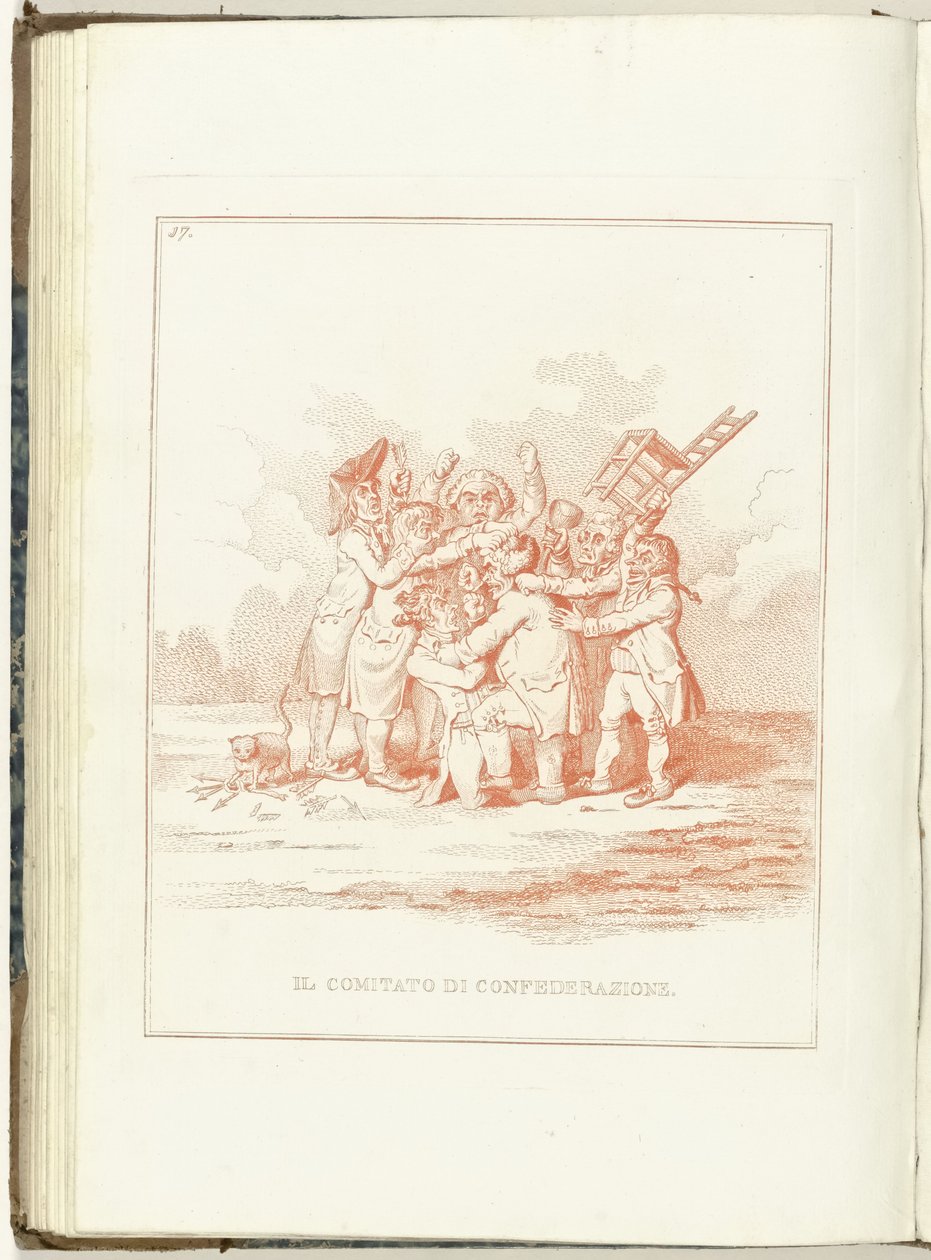 邦联委员会, 1795 年
邦联委员会（物上标题）
再生的荷兰（意大利语版本）（系列名称）
荷兰的复兴：所有复兴民族的一面镜子（关于物品的系列标题） 作者 无名氏