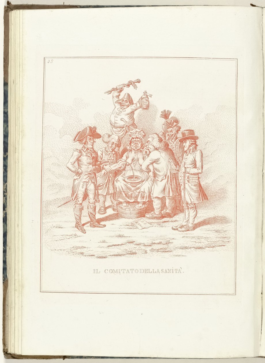 卫生委员会, 1795 年
卫生委员会（物上标题）
再生的荷兰（意大利语版本）（系列名称）
荷兰的再生：所有再生民族的镜子（关于物品的系列标题） 作者 无名氏