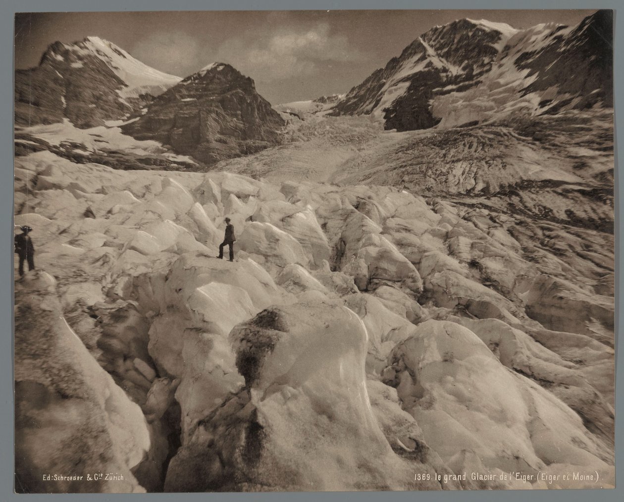 瑞士艾嘎峰西北的艾嘎冰川
Le grand Glacier de l