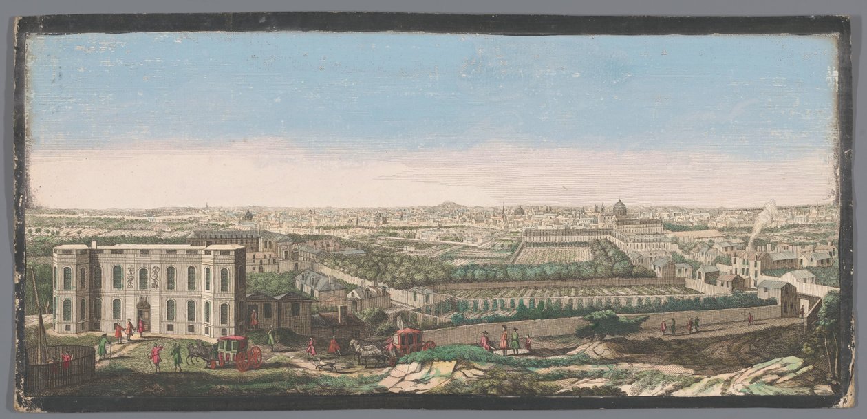 从天文台俯瞰的巴黎城市景观
Vuë générale de la ville de Paris, prise de la hauteur de l