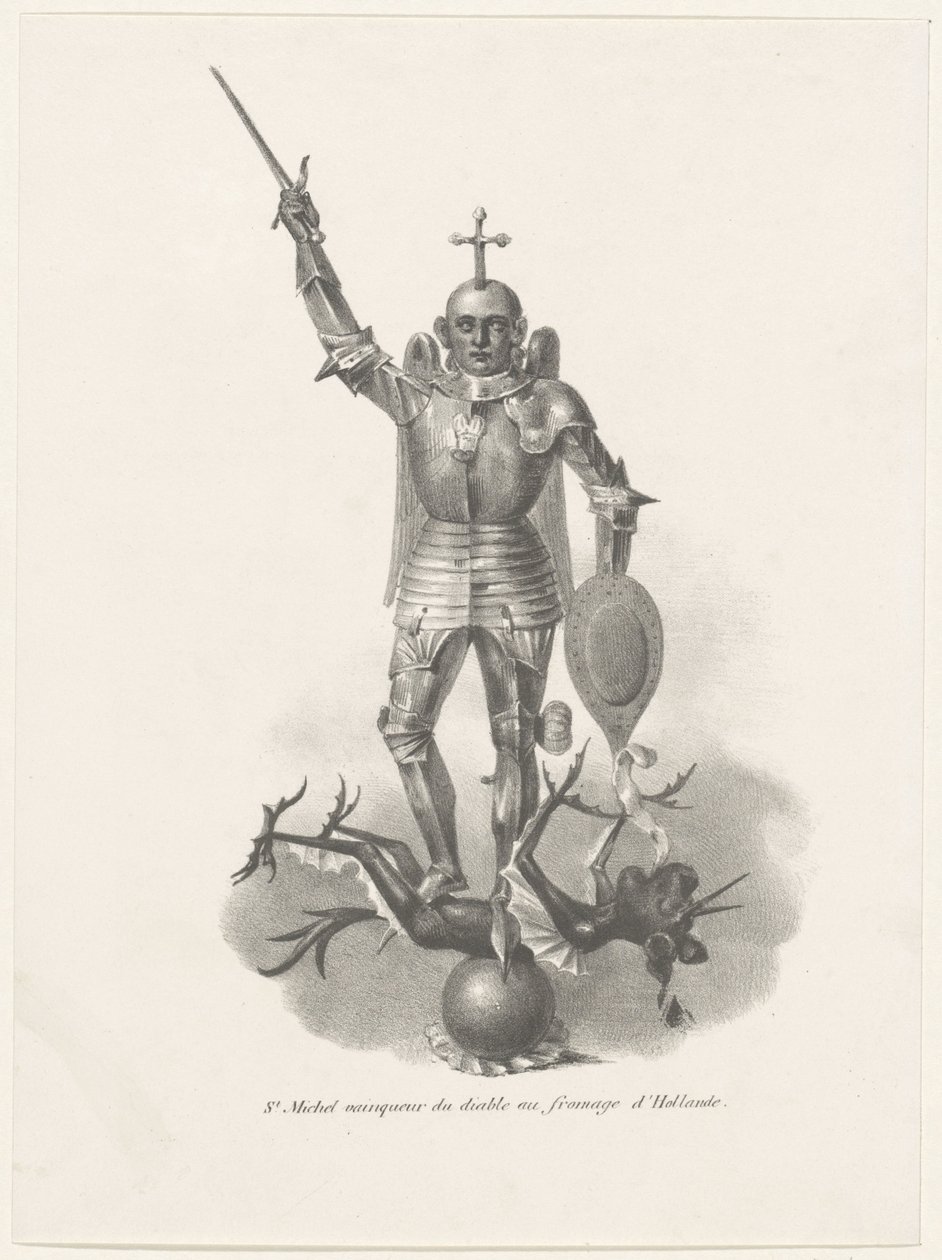 圣米歇尔用荷兰奶酪战胜魔鬼，1830 年
St Michel vainqueur du diable au fromage d