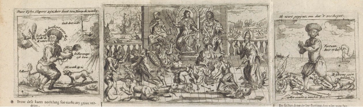 荷兰悲剧，1673 年
Hollants truer-toneel / Veu tragique d