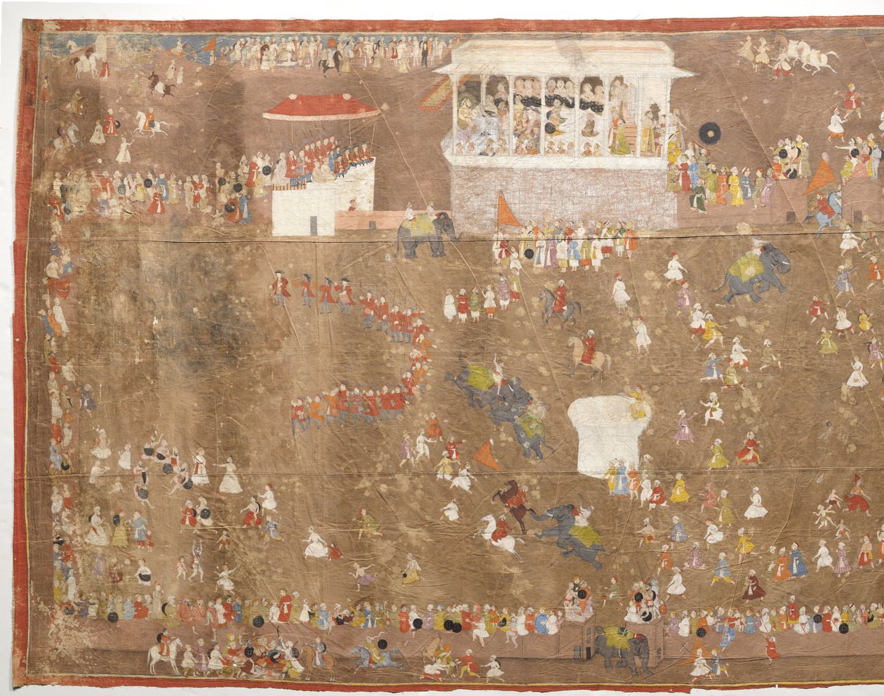 琼-凯特拉尔给乌代布尔国王的使节团
1711 年，乌代布尔的桑格拉姆-辛格大王招待约翰-约书亚-凯特拉尔率领的荷兰东印度公司成员 作者 无名氏