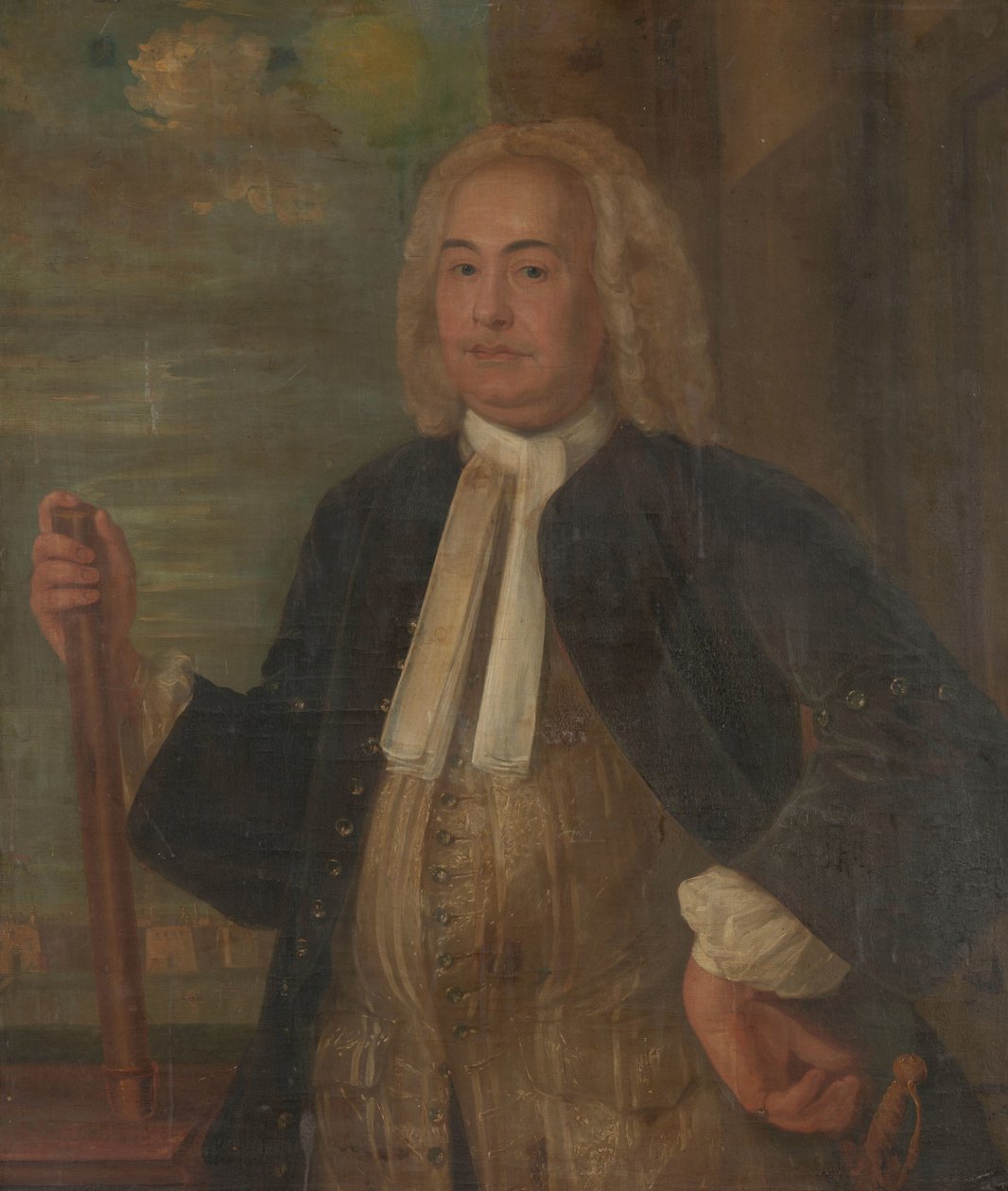 约翰内斯-特登斯（1741-1743 年）
荷兰东印度公司总督约翰内斯-泰登斯肖像 作者 无名氏